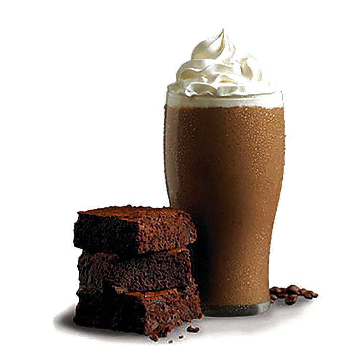 Chocolate brownie milkshake